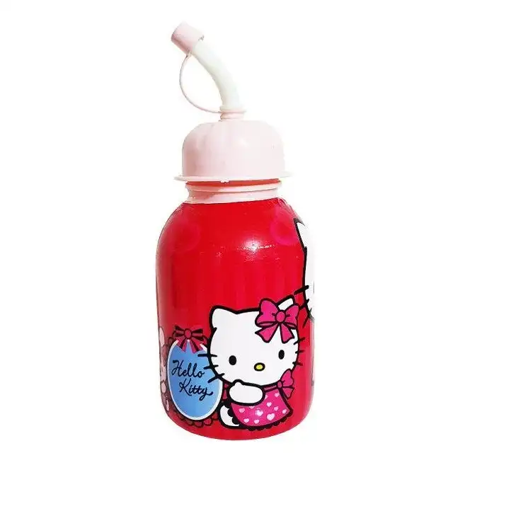 لیوان کودک مدل نی دار طرح Kitty