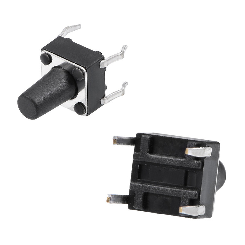 میکرو سوئیچ مدل Vertical-6×6×9-4P بسته 10 عددی