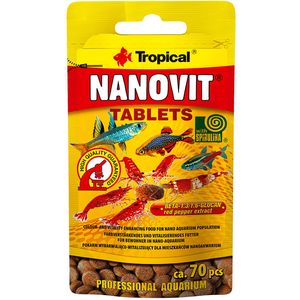 نقد و بررسی غذای ماهی تروپیکال مدل Nanovit Tablets وزن 10 گرم توسط خریداران