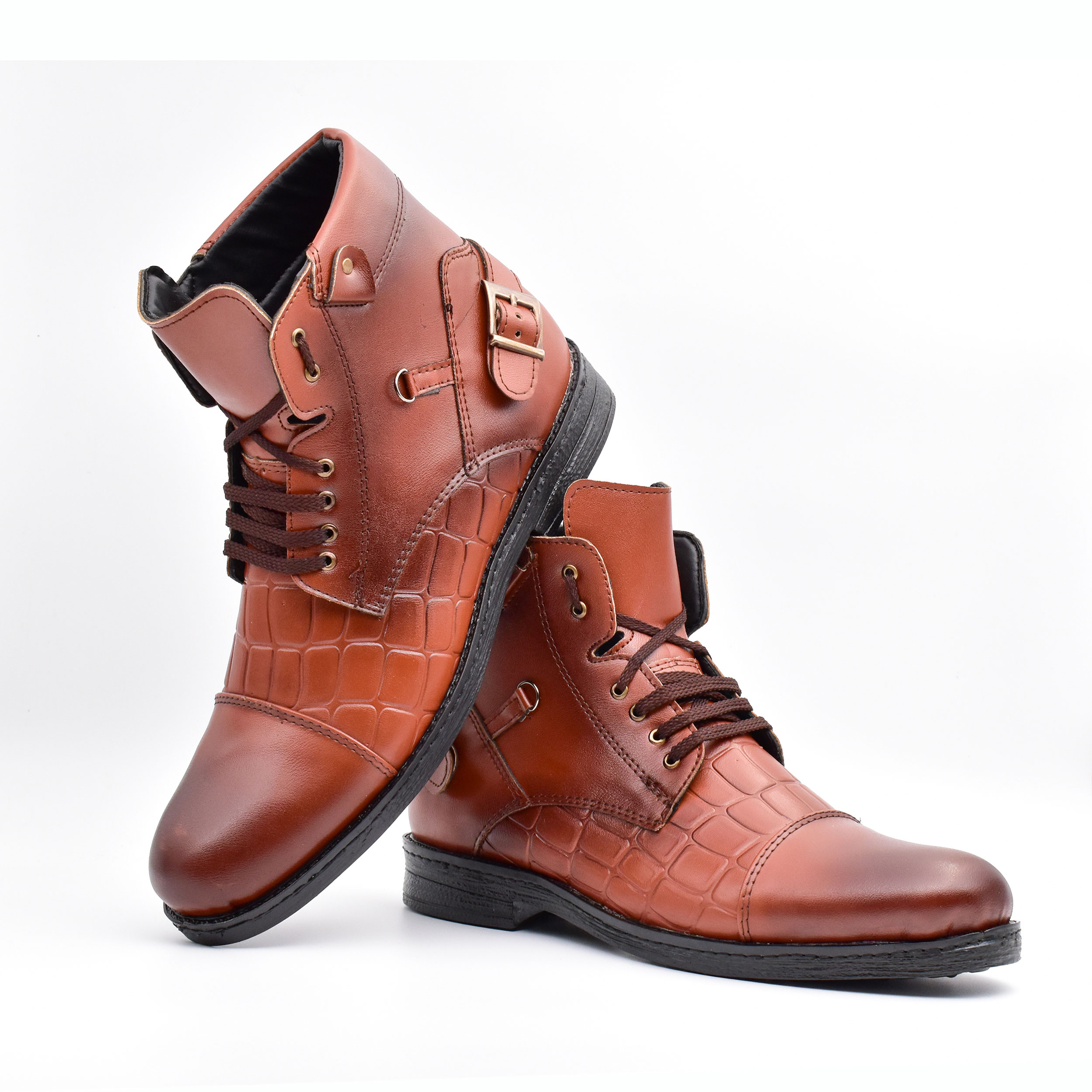 نیم بوت مردانه پویان گام پیام مدل آنتیک کد 4814-4