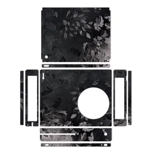 MAHOOT Black Wild-flower Texture Sticker for Xbox One S