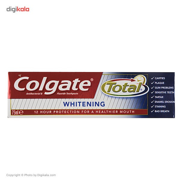 خمیر دندان کلگیت مدل Total Professional Whitening حجم 75 میلی لیتر خمیر دندان کلگیت مدل Total Professional Whitening حجم 75 میلی لیتر