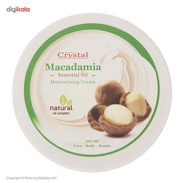 کرم مرطوب کننده کریستال مدل Macadamia حجم 200 میلی لیتر