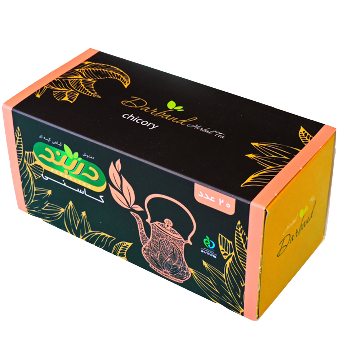 بسته دمنوش گیاهی کاسنی دربند مدل بسته 40 عددی Chicory