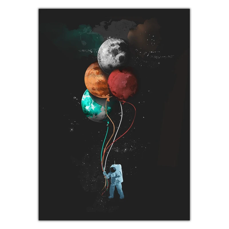 تابلوی ونسونی طرح The Spacemans Trip سایز 30x40