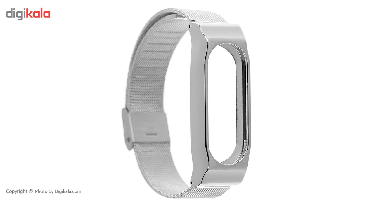 بند مچ بند هوشمند شیائومی مدل Mi Band 2 Stainless Steel Buckle