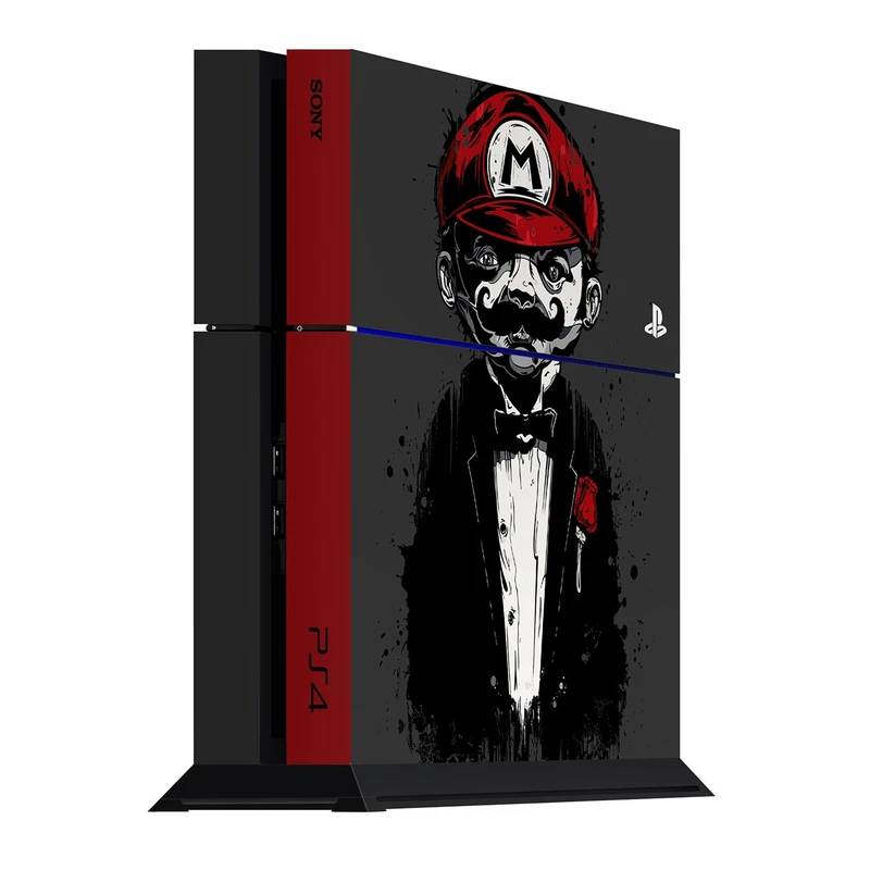 برچسب عمودی پلی استیشن 4 ونسونی طرح Super Mario Father
