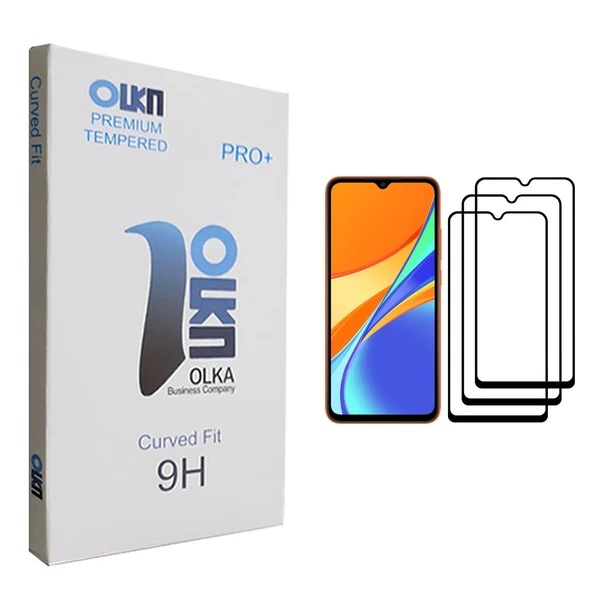 محافظ صفحه نمایش الکا مدل +PRO مناسب برای گوشی موبایل شیائومی Redmi 9C بسته سه عددی