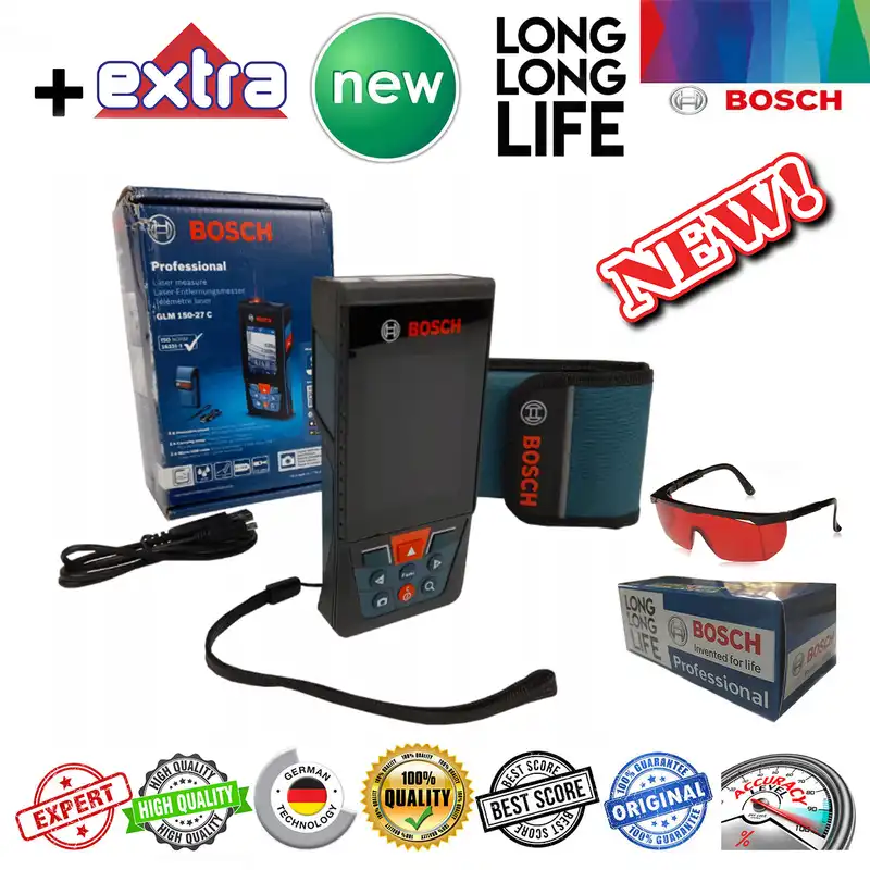 متر لیزری بوش مدل  GLM 150-27 C