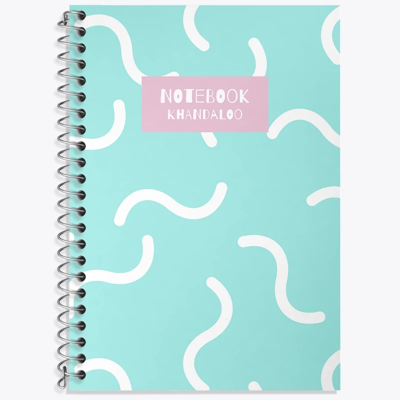 دفتر زبان 50 برگ خندالو مدل سه خط طرح فانتزی کد N871