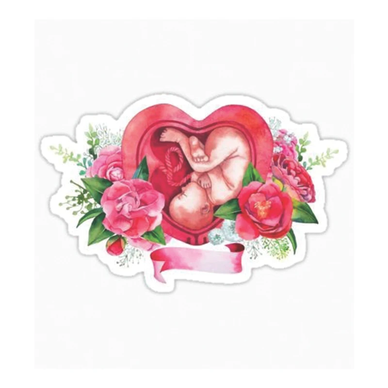 استیکر لپ تاپ طرح گل کد 2512