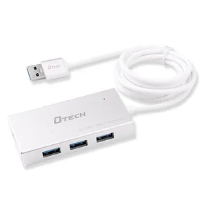 Dtech DT-3308 Hub 4 Port USB 3.0  with  Cable 1.2m
