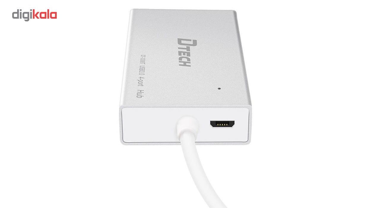 هاب USB3.0 چهار پورت دیتک مدل DT-3308 به طول 1.2 متر