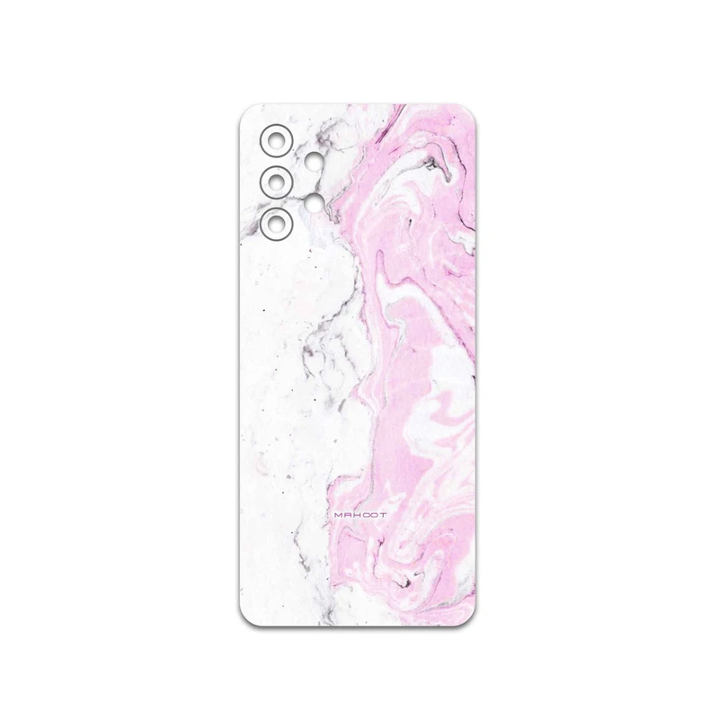 برچسب پوششی ماهوت مدل Blanco-Pink-Marble مناسب برای گوشی موبایل سامسونگ Galaxy M32 5G