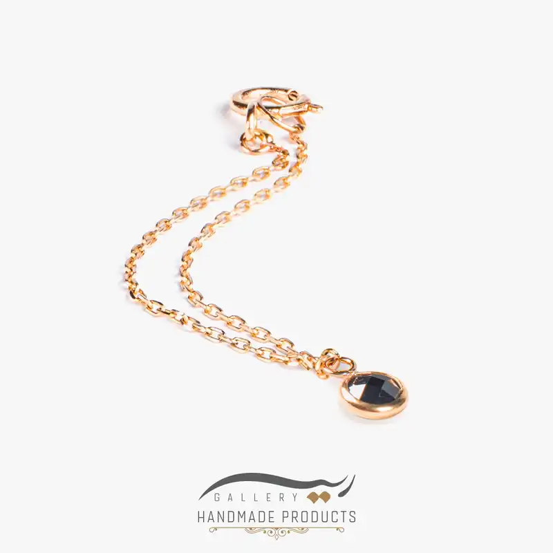 آویز ساعت طلا 18 عیار زنانه ریسه گالری مدل عقیق 2029