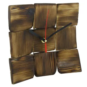 ساعت دیواری چوبی  ثانیه مدل M8-3
