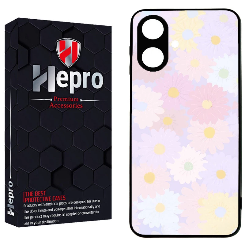 کاور هپرو طرح گل کد TPU-324 مناسب برای گوشی موبایل سامسونگ Galaxy A06