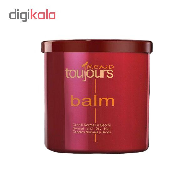 ماسک ترمیم کننده مو رنگ شده توژور ترند مدل balm حجم 1000 میلی لیتر