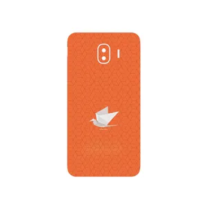 MAHOOT Minimalist origami bird Cover Sticker for Samsung Galaxy J4