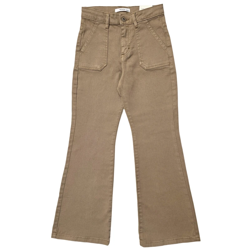 شلوار جین دم پا گشاد دخترانه ریزرود مدل Roza28