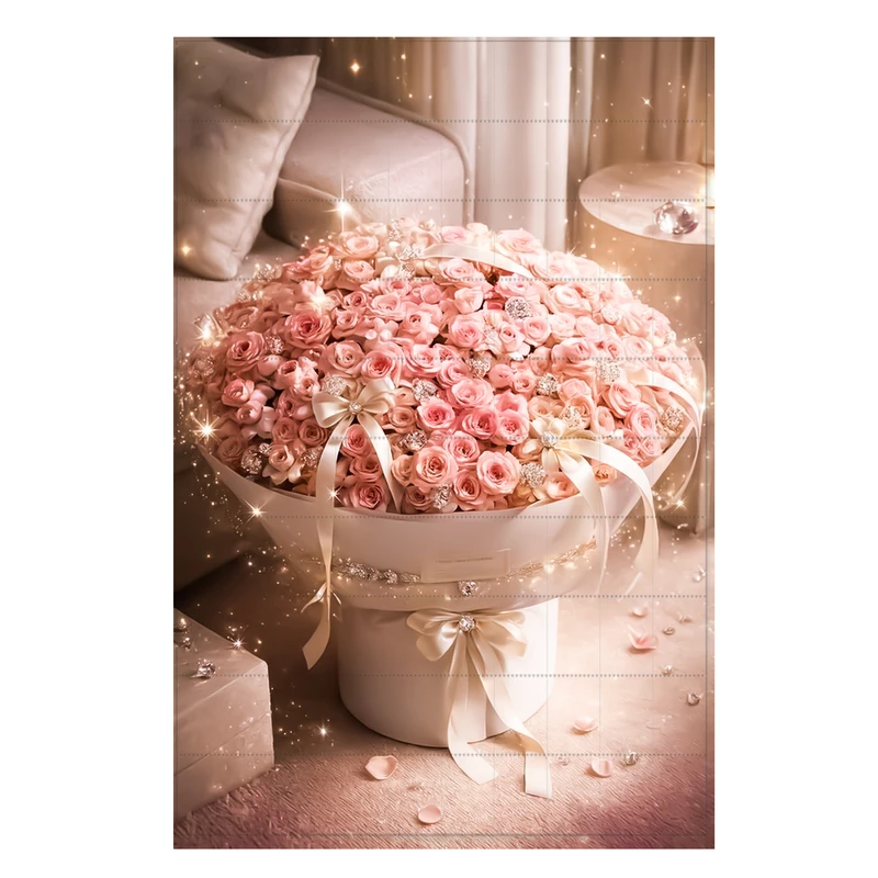 برچسب طرح دسته گل کد 600