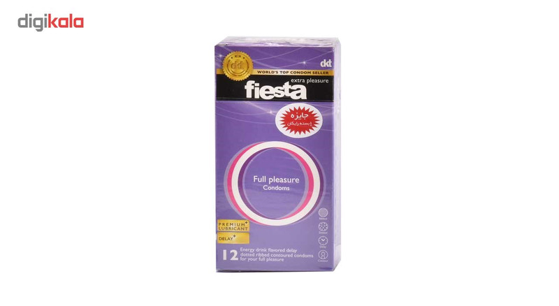 کاندوم نهایت لذت فیستا مدل Full Plesasure بسته 12 عددی