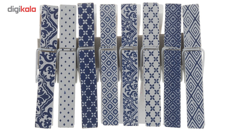 گیره لباس مادام کوکو مدل 1KMNDL0002 بسته 8 عددی