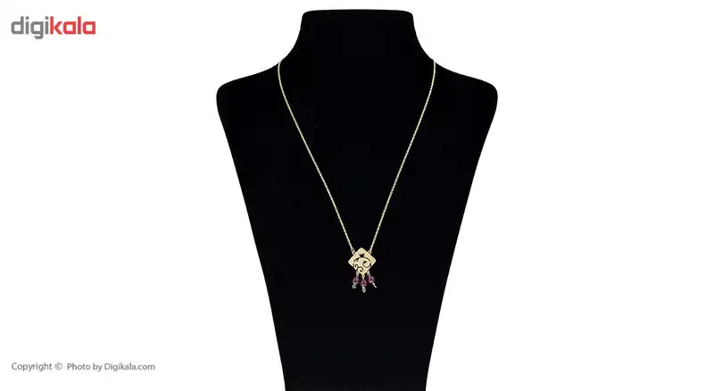 گردنبند طلا 18 عیار زنانه ماهک مدل MM0605