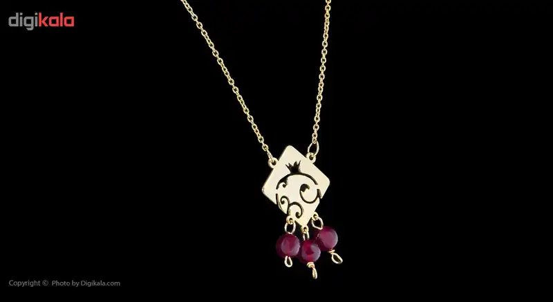گردنبند طلا 18 عیار زنانه ماهک مدل MM0605