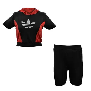 ست تاپ و شلوارک ورزشی زنانه کد NIMV4MR