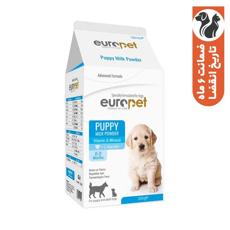 شیرخشک سگ یوروپت مدل vitamin&mineral وزن 200 گرم