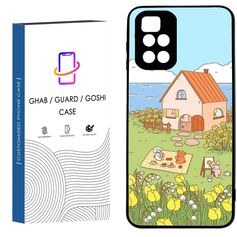 کاور قاب گارد گوشی طرح دخترانه کد 8  - TPU مناسب برای گوشی موبایل شیائومی Redmi Redmi 10 4G