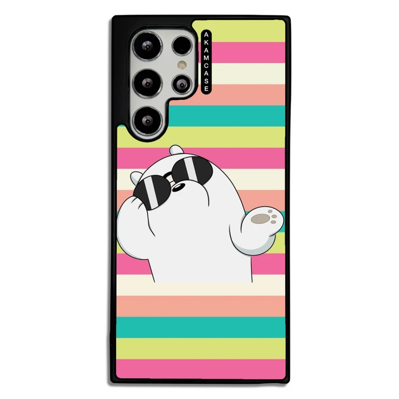 کاور آکام مدل AMCWSGS22U-BARE BEAR11 مناسب برای گوشی موبایل سامسونگ Galaxy S22 Ultra