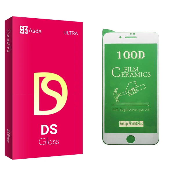 محافظ صفحه نمایش سرامیکی آسدا مدل DS مناسب برای گوشی موبایل اپل iPhone 8 Plus