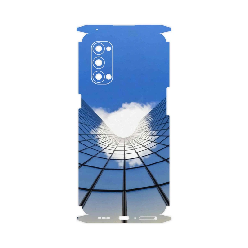 برچسب پوششی ماهوت مدل Glass skyscraper-FullSkin مناسب برای گوشی موبایل اپو Reno4 Pro 5G