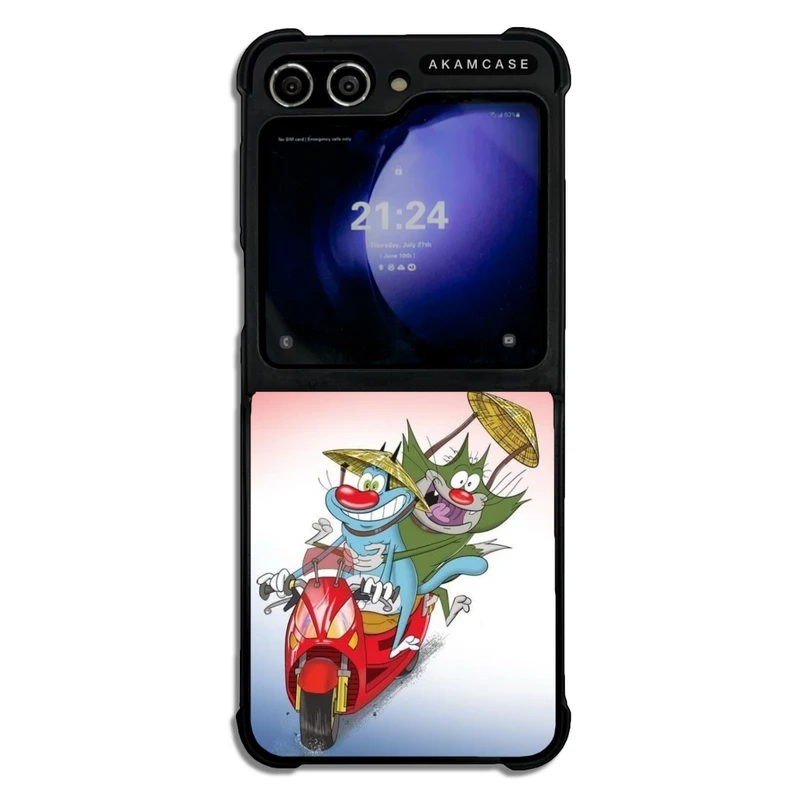 کاور آکام مدل AMC-WSGZFLIP5-OGGY-27 مناسب برای گوشی موبایل سامسونگ Galaxy Z Flip 5
