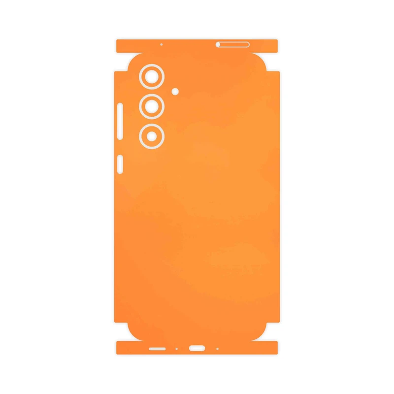 برچسب پوششی ماهوت مدل Matte-Orange-FullSkin مناسب برای گوشی موبایل سامسونگ Galaxy A35