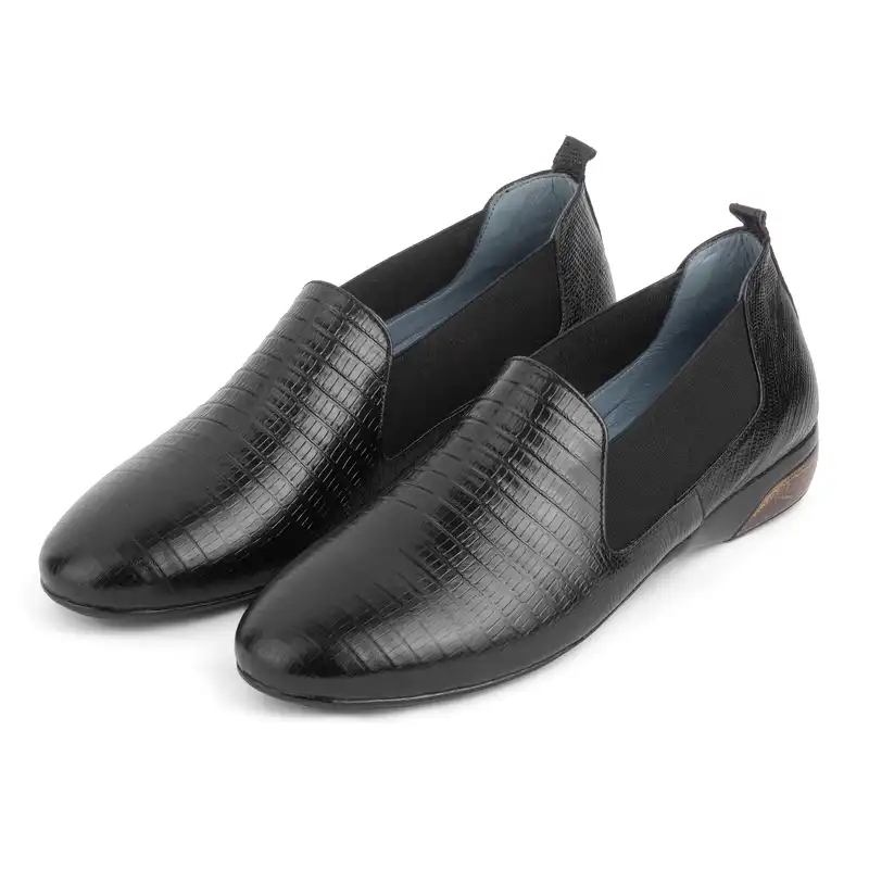 کفش زنانه پاتن چرم آفتاب مدل DM06