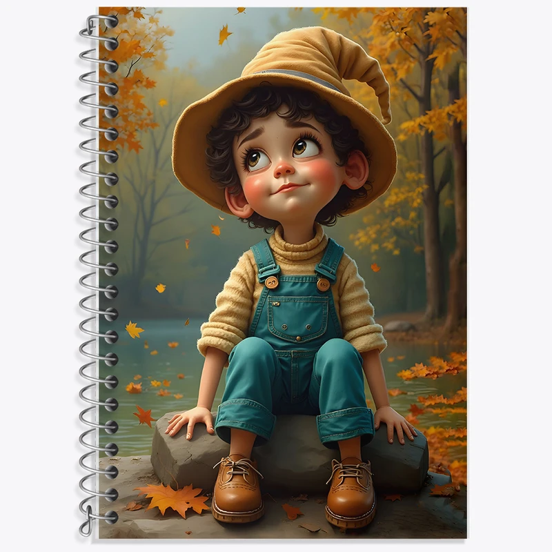 دفتر زبان 50 برگ خندالو مدل دو خط طرح پسرانه کد F5528