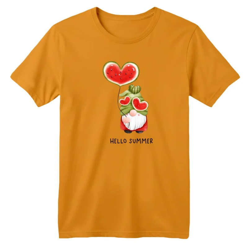 تی شرت آستین کوتاه بچگانه مدل بابانوئل و هندوانه یلدایی کد 5