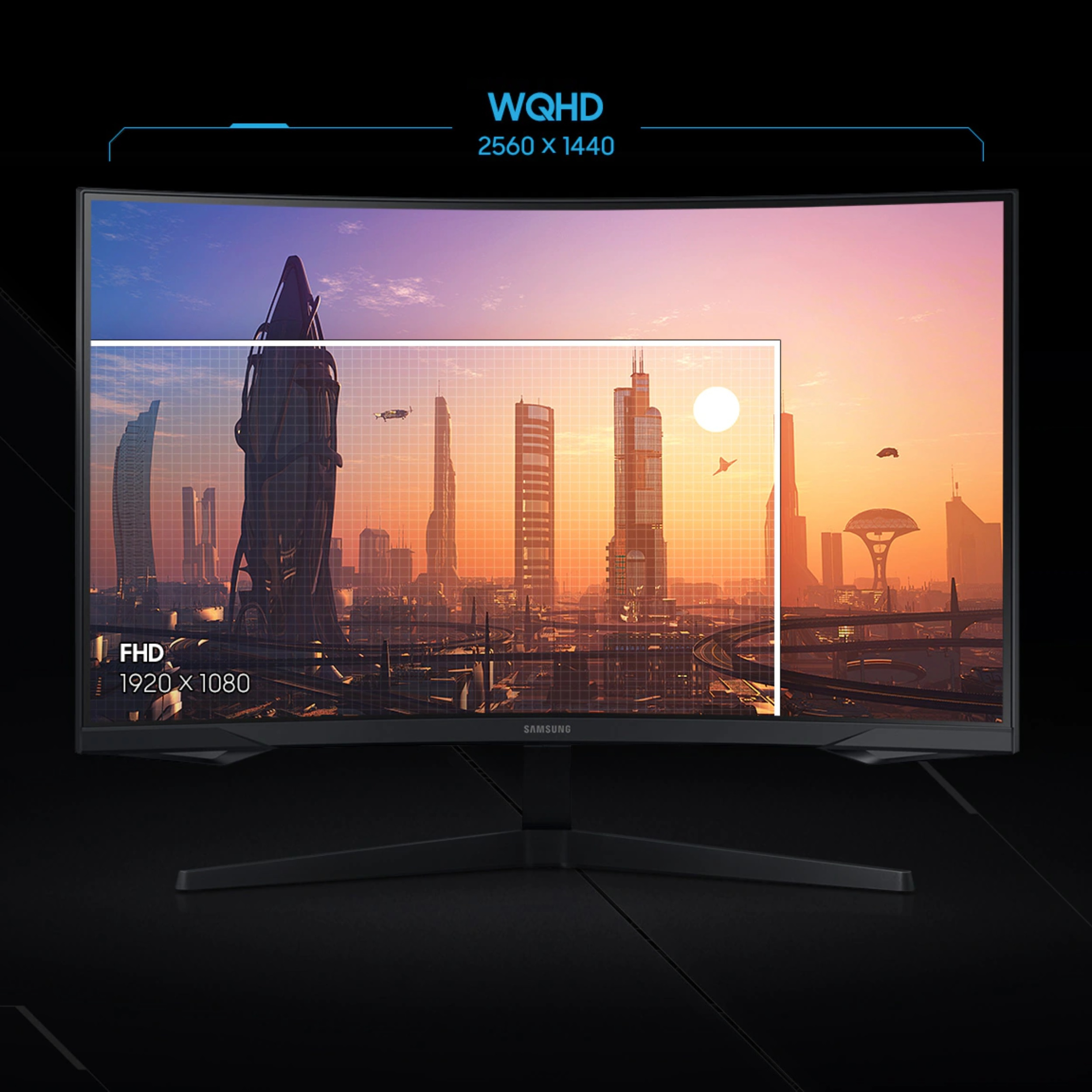مشخصات، قیمت و خرید مانیتور مخصوص بازی سامسونگ مدل LC32G55TQ-W سایز32 اینچ  | دیجی\u200cکالا