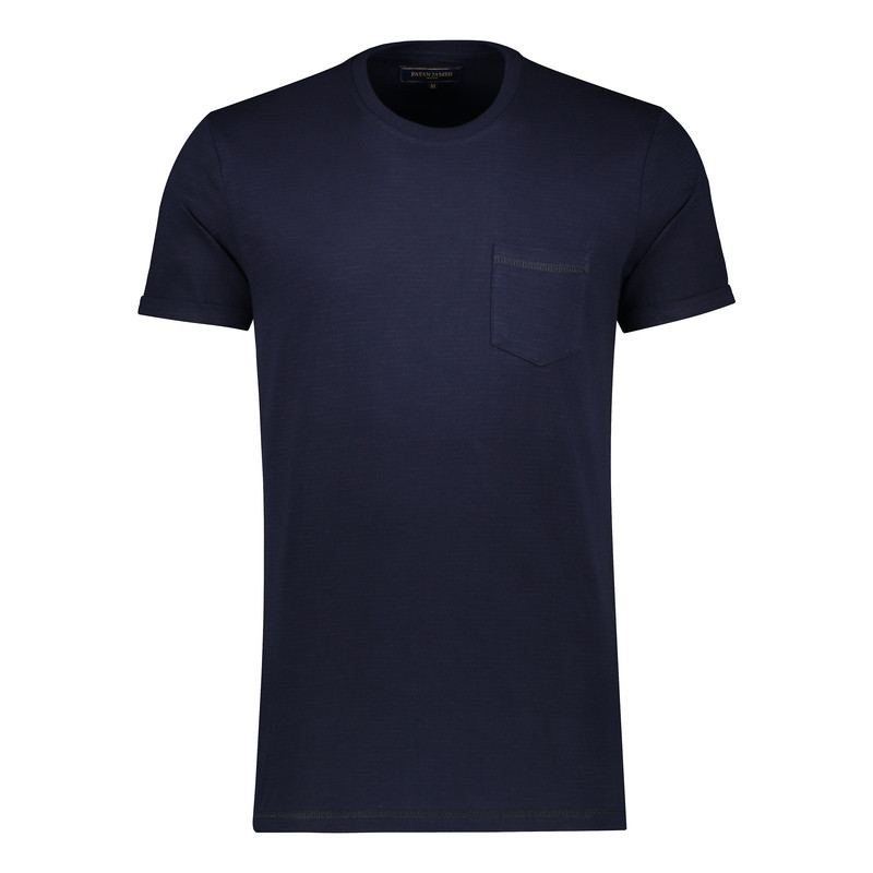 تی شرت آستین کوتاه مردانه پاتن جامه مدل 131621020110539 رنگ سرمه ای