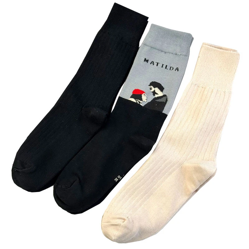 جوراب ساق بلند زنانه ال سون مدل لئون و ماتیلدا کد PH1111 بسته 3 عددی