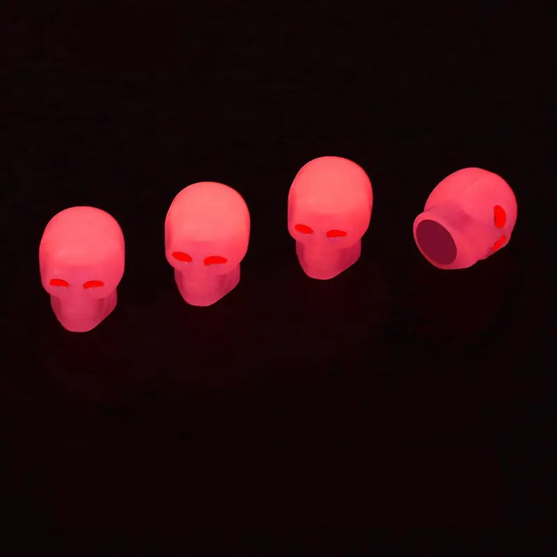 سر والف لاستیک مدل SKULL-RD بسته 4 عددی