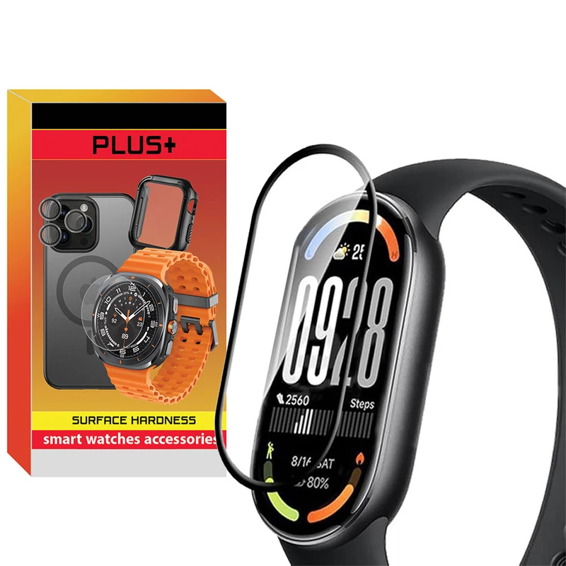 محافظ صفحه نمایش پلاس مدل PMMA PL مناسب برای ساعت هوشمند شیائومی Mi Band 10