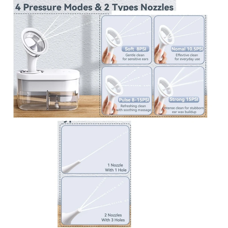 عکس شماره 18 : دستگاه شستوشوی گوش هومی مدل e3