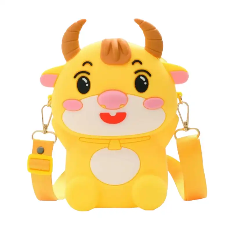 کیف رودوشی بچگانه مدل سیلیکونی Cow45