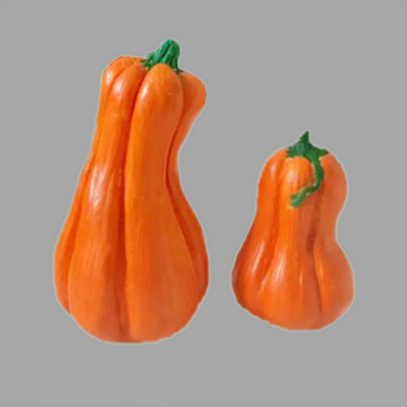 قالب شمع مدل کدو حلوایی ایستاده کد 01 مجموعه 2 عددی