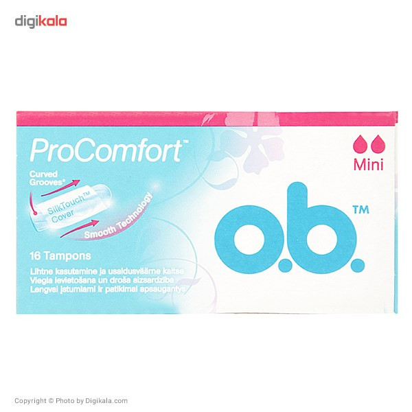 تامپون او.بی سری Procomfort مدل Mini سری دو قطره بسته 16 عددی تامپون او.بی سری Procomfort مدل Mini سری دو قطره بسته 16 عددی
