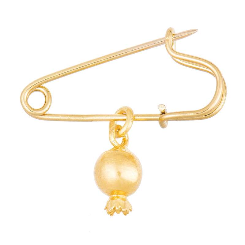 سنجاق سینه طلا 18 عیار رزا مدل PG06